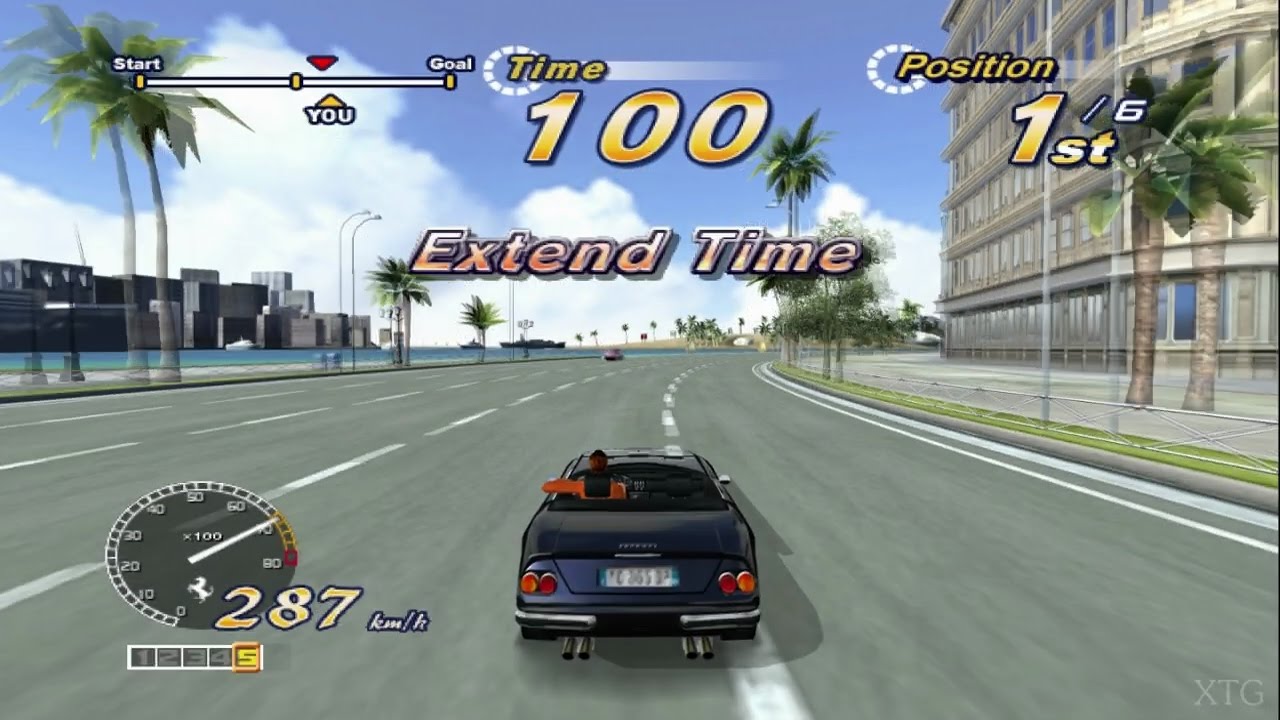 OutRun 2006: Coast 2 Coast PS2 Gameplay HD (PCSX2)