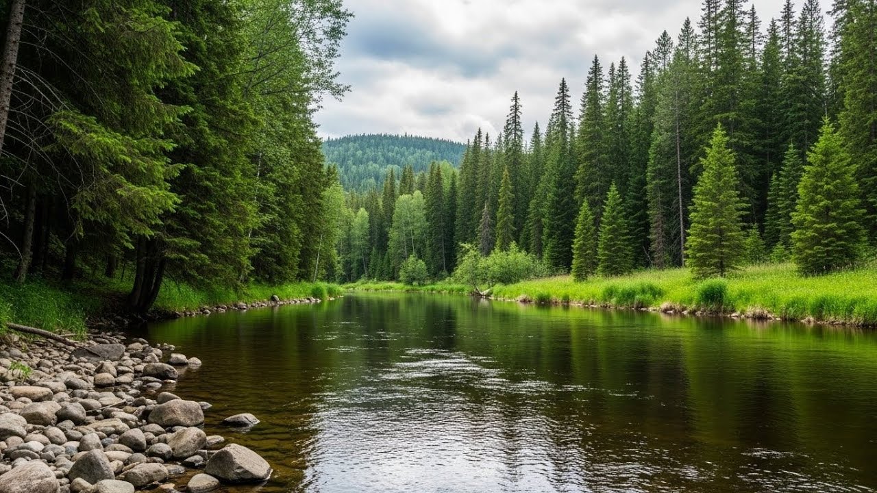 River and Forest Sounds 🌿🌊 Calm Nature Ambience for Relaxation and Focus #2017