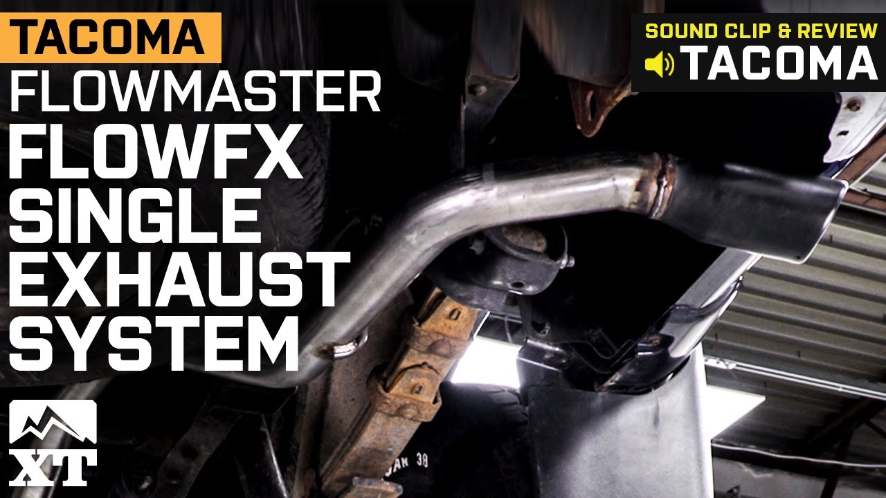 2005-2015 Tacoma 4.0L V6 Flowmaster FlowFX Single Exhaust System Sound Clip & Review