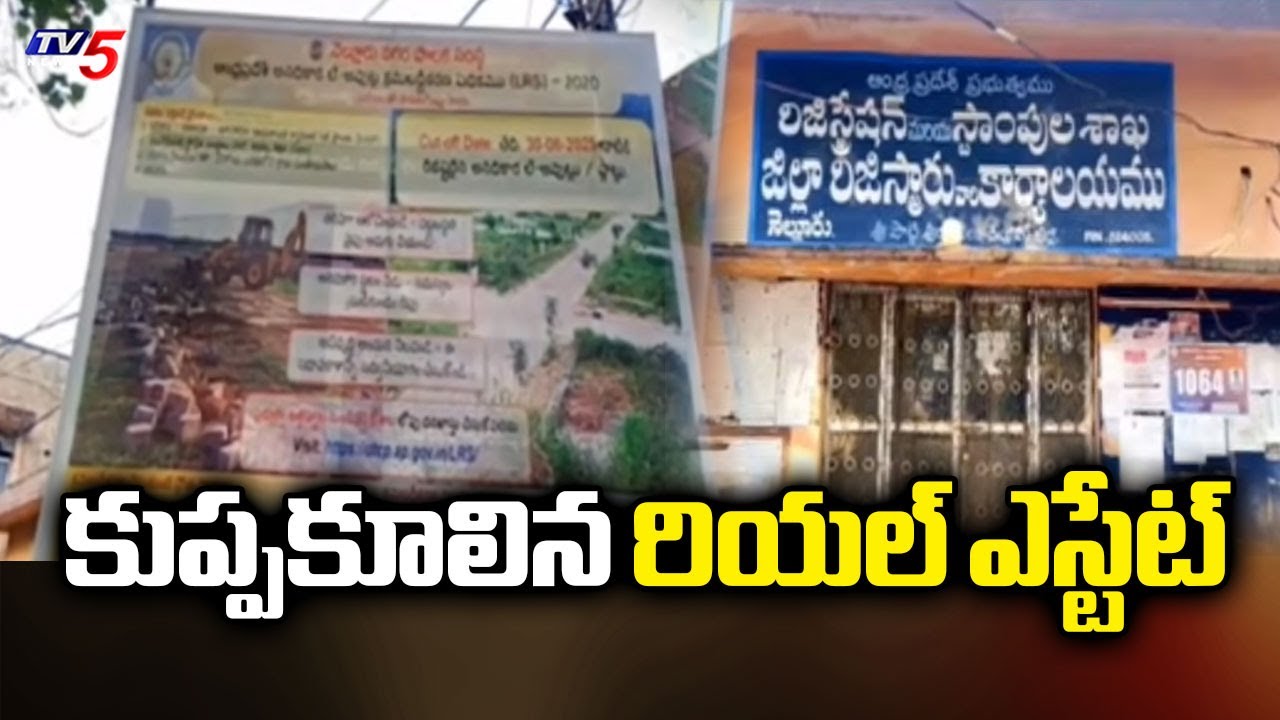 కుప్పకూలిన రియల్ ఎస్టేట్ | Real Estate Business Collapsed in Nellore | TV5 News