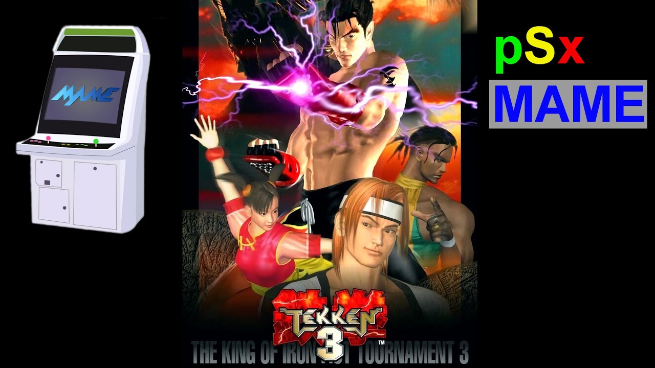 Tekken 3 Arcade in 4K  | pSxMAME | Sony ZN-1/ ZN-2 Namco System 11 Arcade Emulation