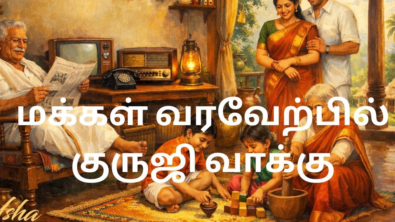 மக்கள் வரவேற்பில் குருஜி வாக்கு