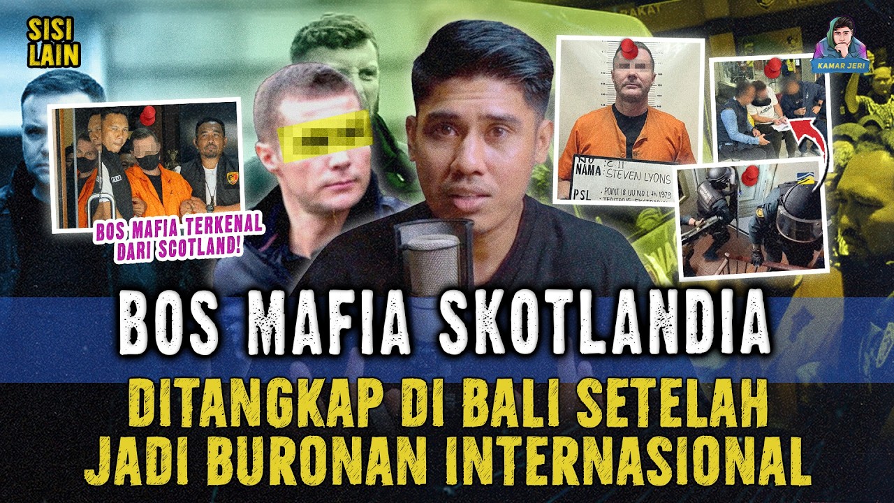 BOS MAFIA SKOTLANDIA DITANGKAP DI BALI ! JADI BURONAN INTERNASIONAL DAN KABUR KE INDONESIA