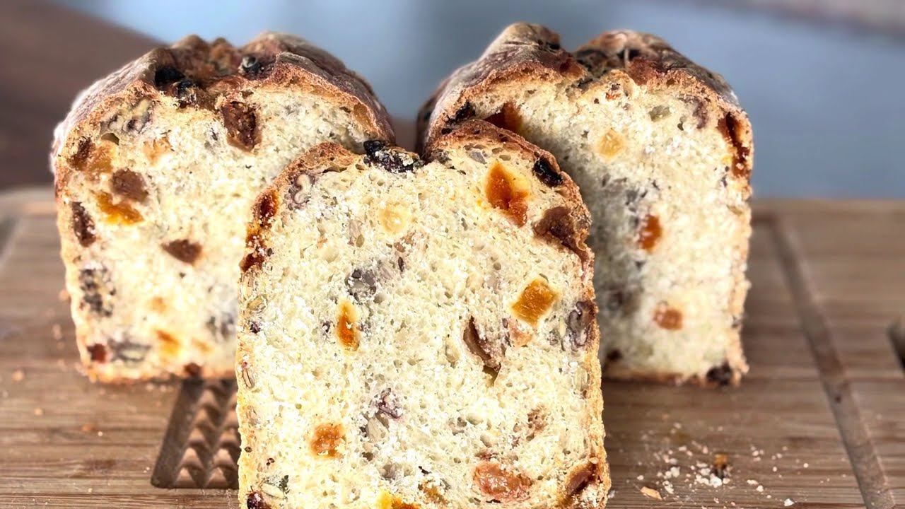 Pain gourmand aux fruits secs 