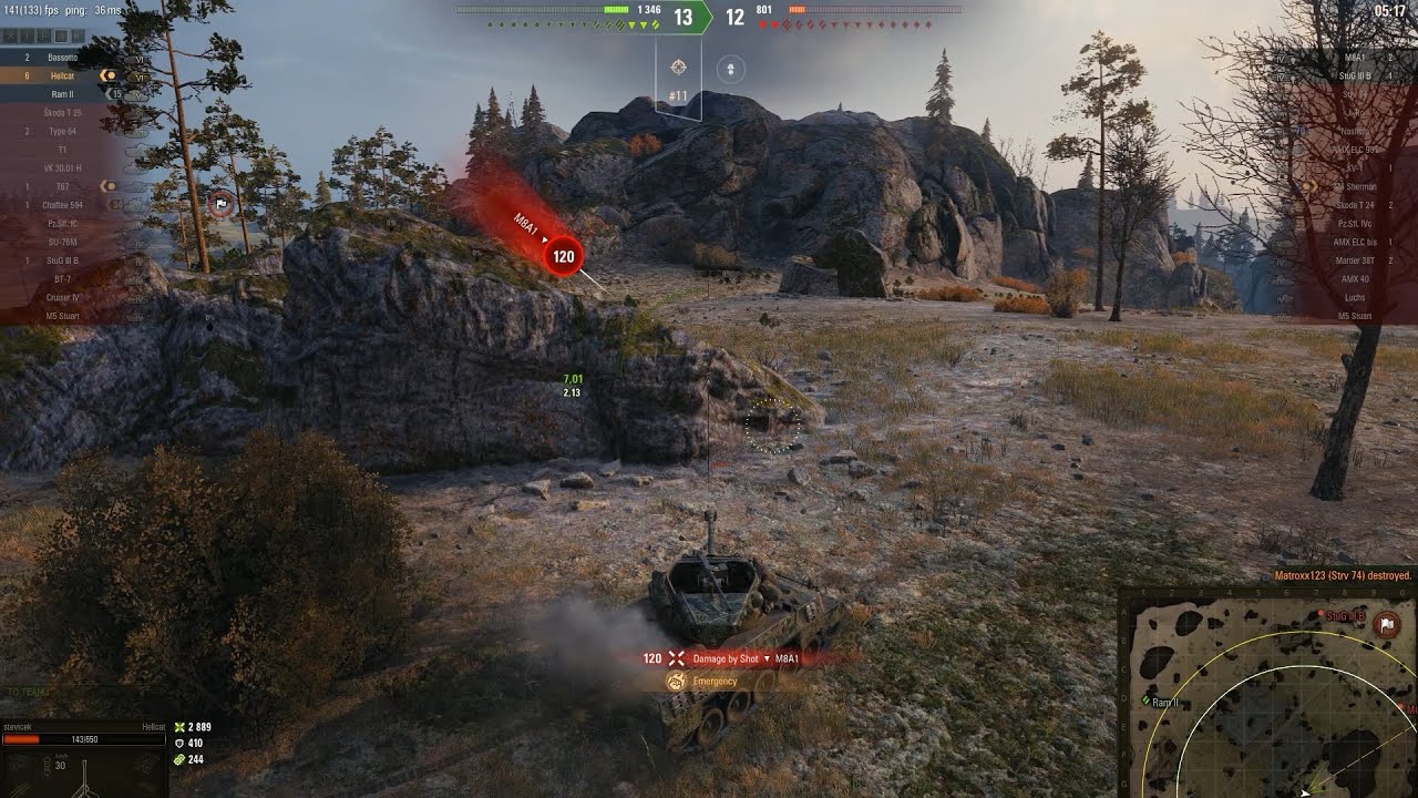 TRUSTY KITTY - Hellcat WoT Karelia Ace Tanker (3.5k dmg)
