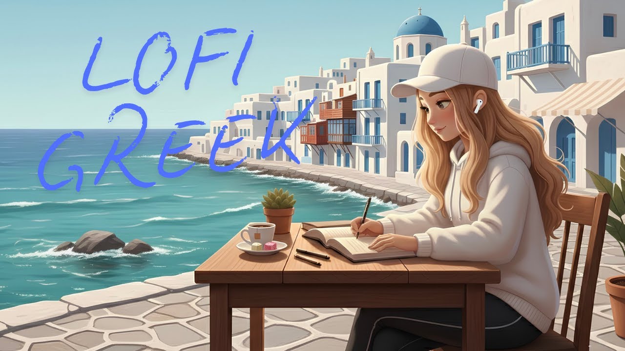 Greek Lofi Vibes 🇬🇷 | Chill & Gentle Melodies | Liysa in Greece 🎧🇬🇷