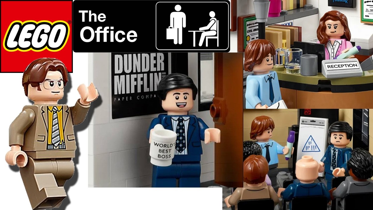 LEGO The Office! Construção Rápida - LEGO 21336 (Speedbuild)