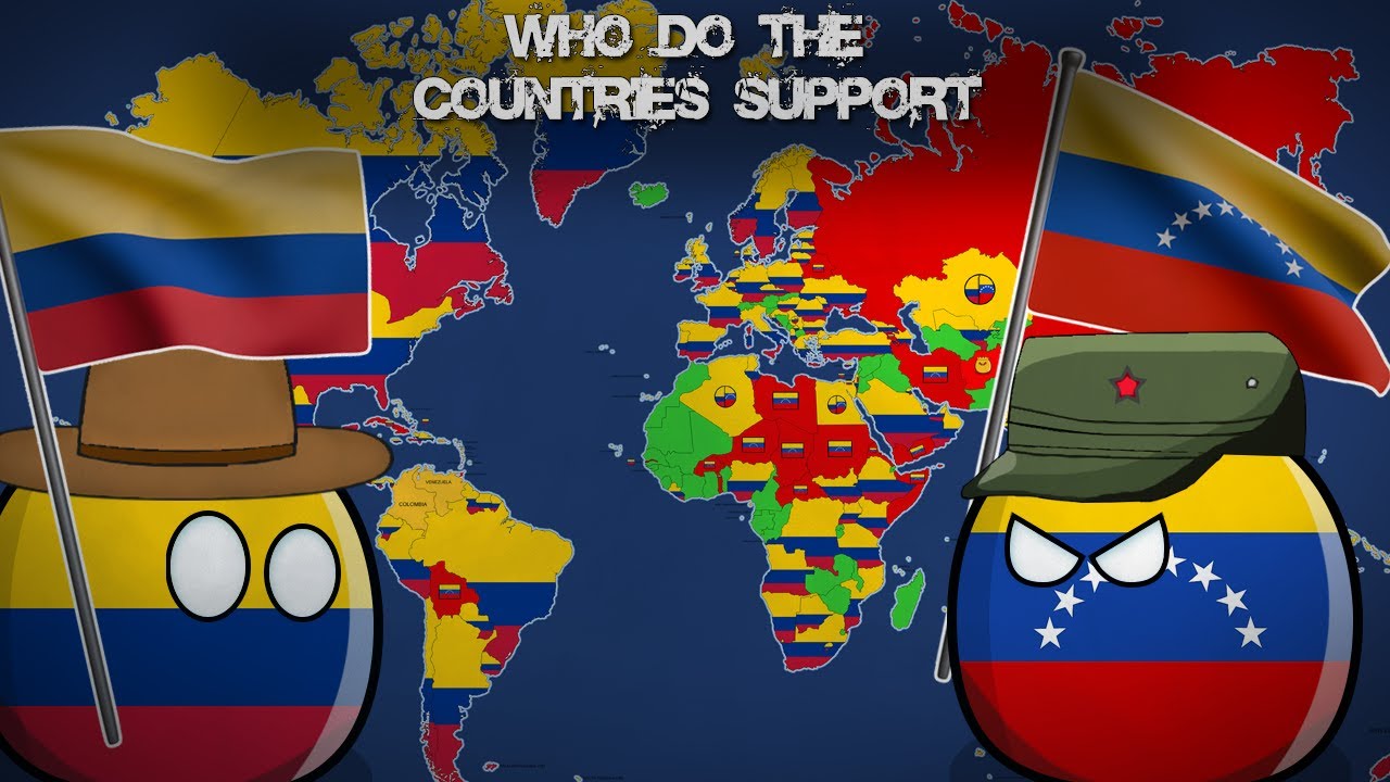 WHO DO THE COUNTRIES SUPPORT? Colombia or Venezuela?  Alternative Mapping P46