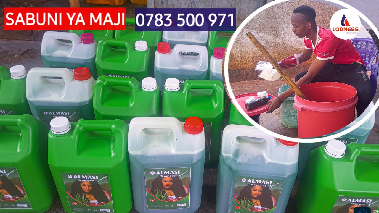 #SABUNI-YA-MAJI #JINSI YA KUTENGENEZA SABUNI YA MAJI 0783 500 971 MWL ALMASI