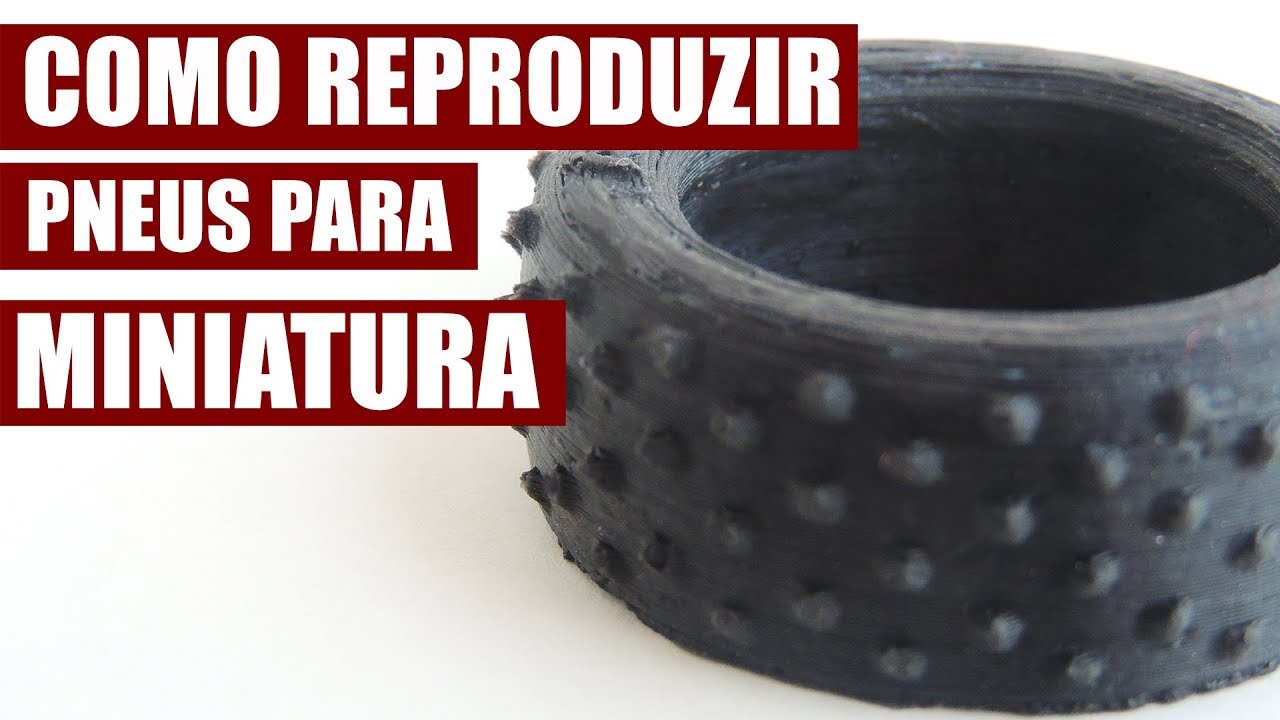 Como Reproduzir Pneus para Miniatura DIY