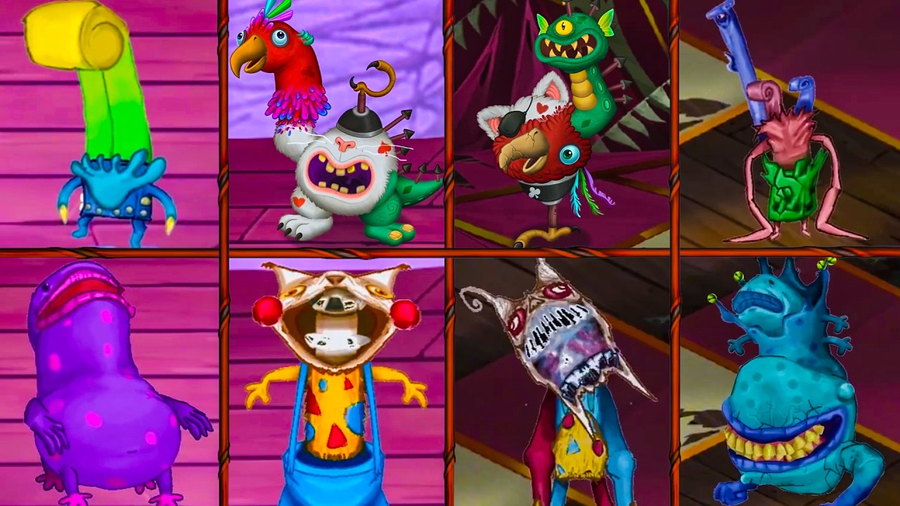 ALL Monsters NEW Paironormal vs Paironormal Carnival Fanmade || My Singing Monsters