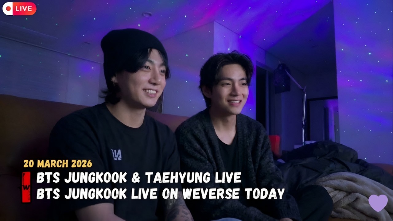🔴MULTI SUB BTS LIVE 🔴 Jungkook & V Live Stream 2026 03 20 JK Full Weverse Live Today💜