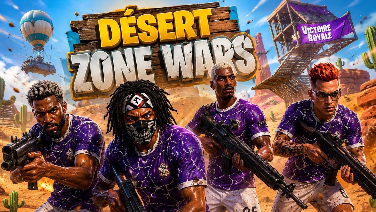 LE DROMA FC SUR FORTNITE ! (DESERT ZONE WARS) #2