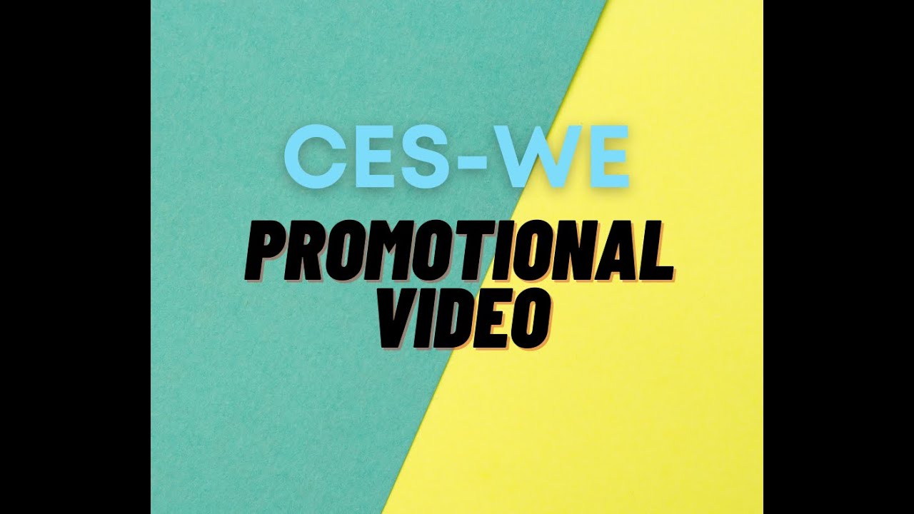 CES-WE PROMOTIONAL (COURSE VIDEO)