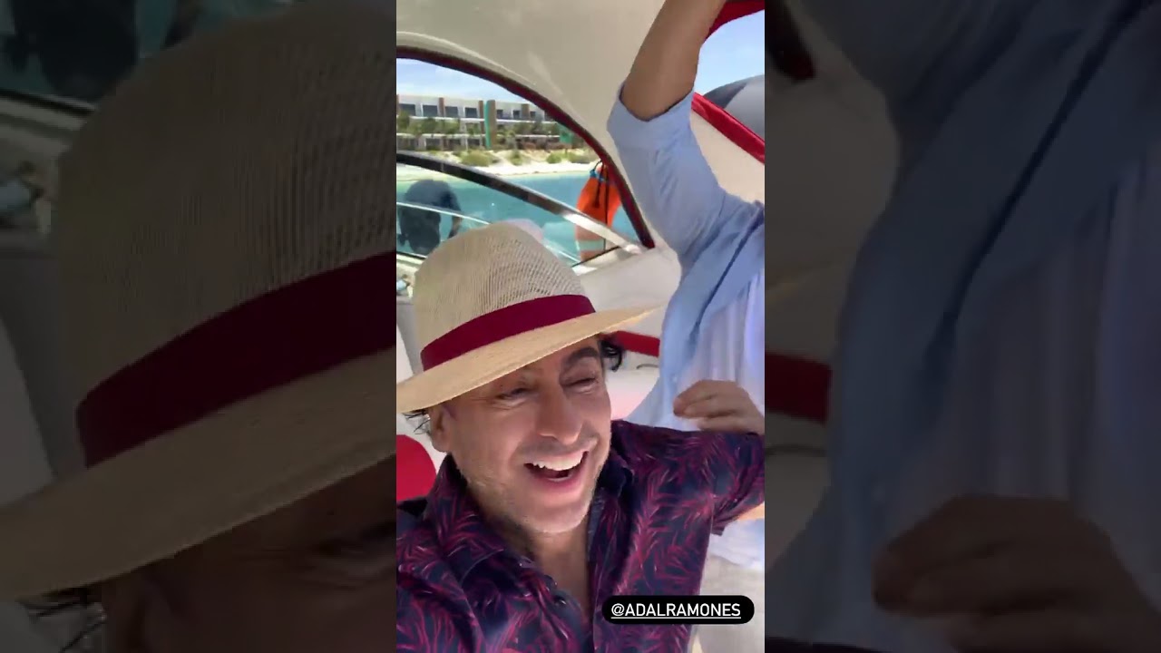 Erick Elias y Adal Ramones en Canc&uacute;n grabando una pel&iacute;cula ❤