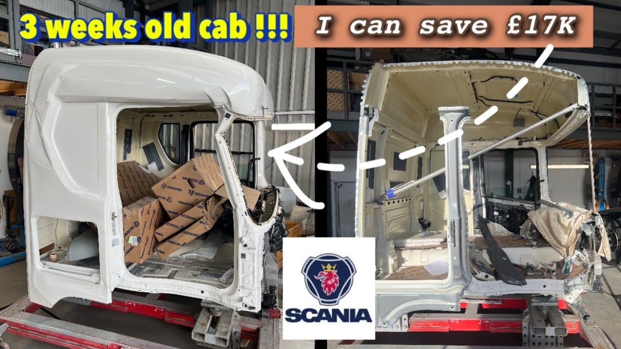 Кабина SCANIA, которой уже 3 недели!!! Я только что сэкономил 17 тысяч фунтов стерлингов, отремон...