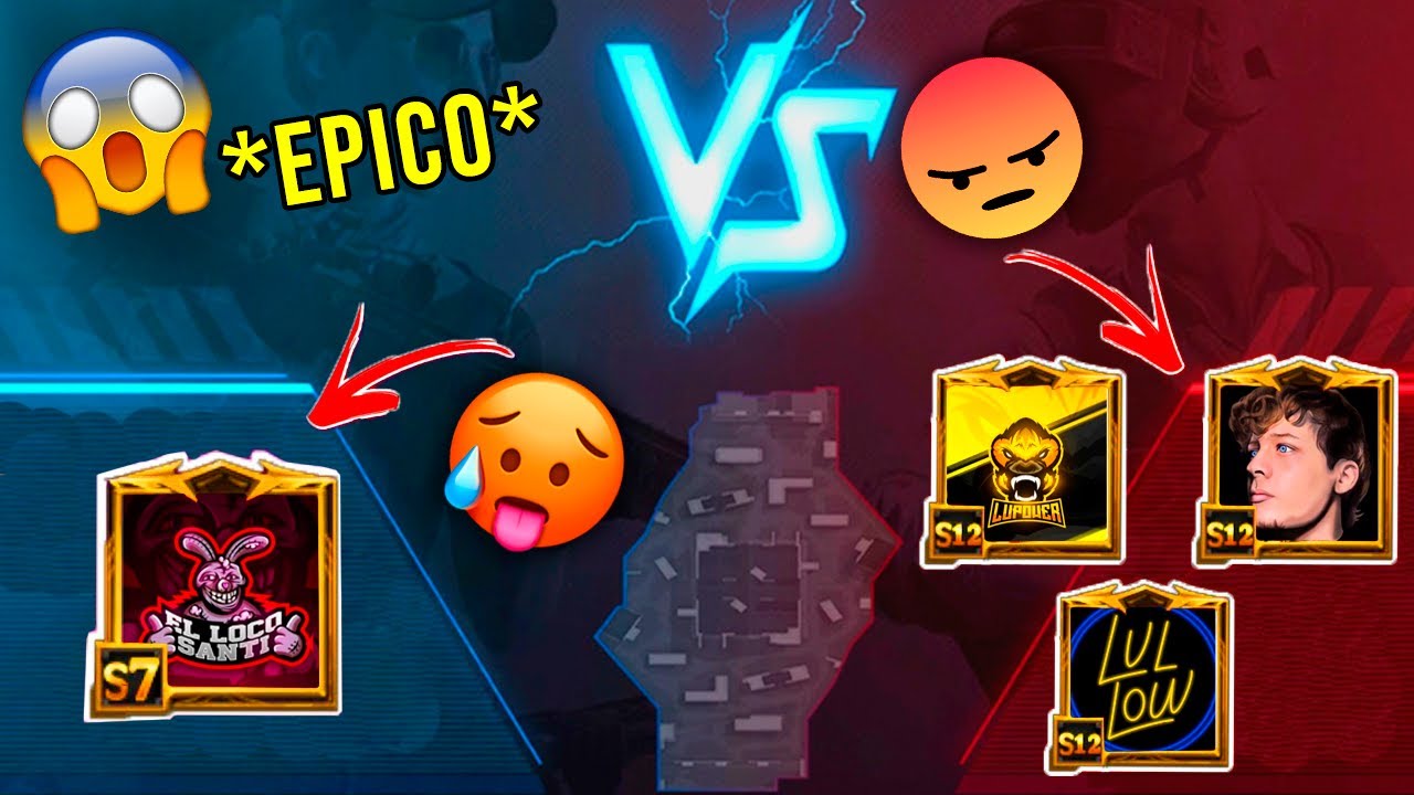 🥵 El Loco Santi vs. LuPower, Dextroger, LvlLow 🥵 *increible* | PUBG MOBILE pelea de HACKERS