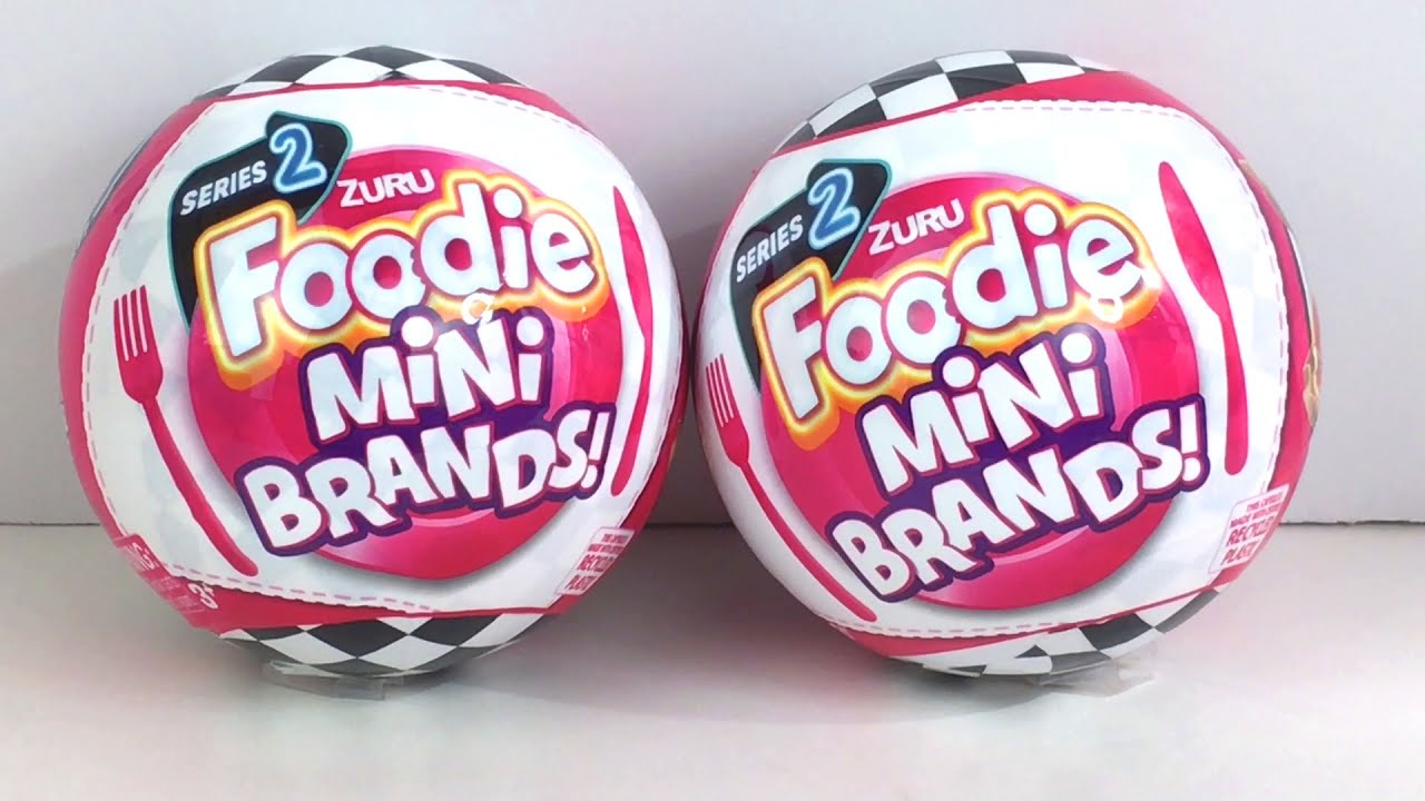 Foodie Mini Brands Series 2 Miniature Food ~ Unboxing & Review