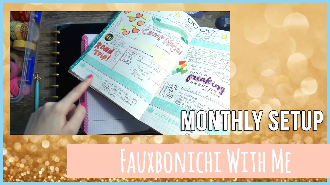 Fauxbonichi With Me ~ Monthly Set Up