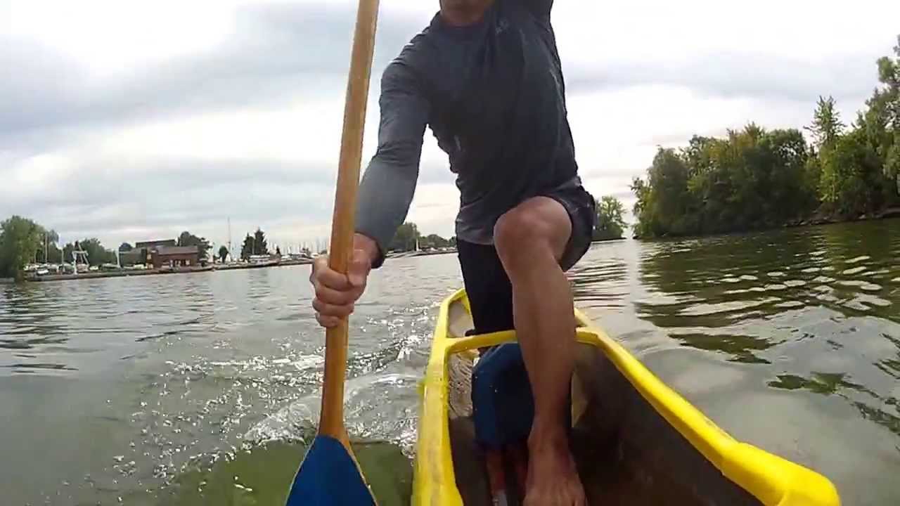 C1 Sprint Canoe Paddling (GoPro)