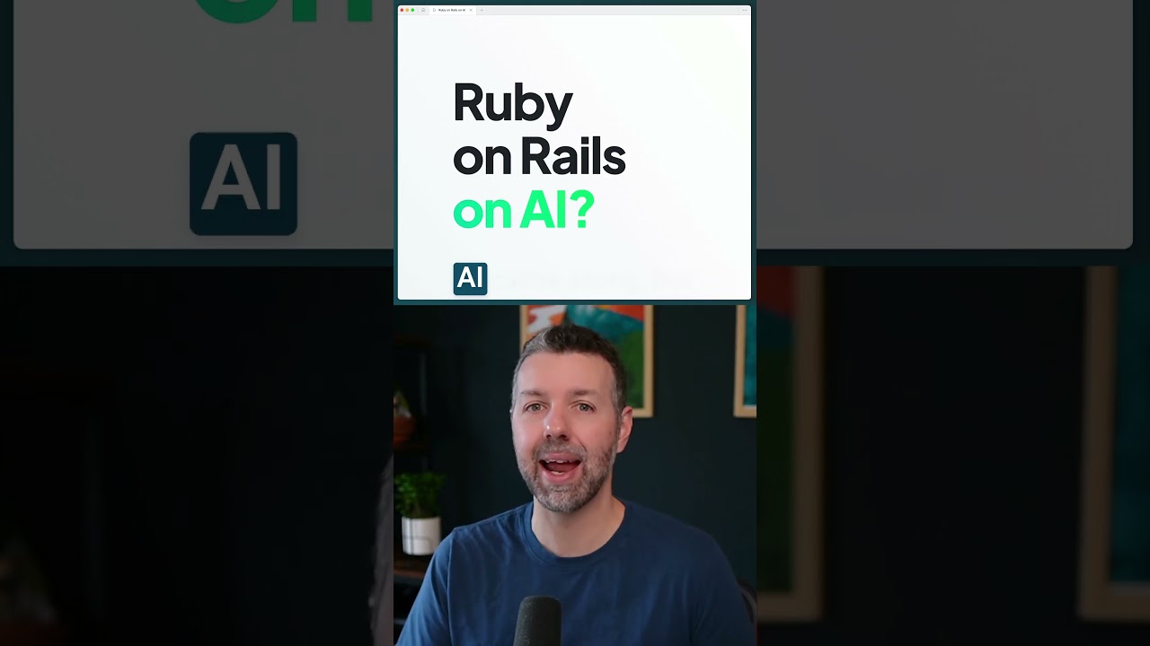 Ruby On Rails &ndash;&nbsp;A Great Match for AI #rails8 #cursorai