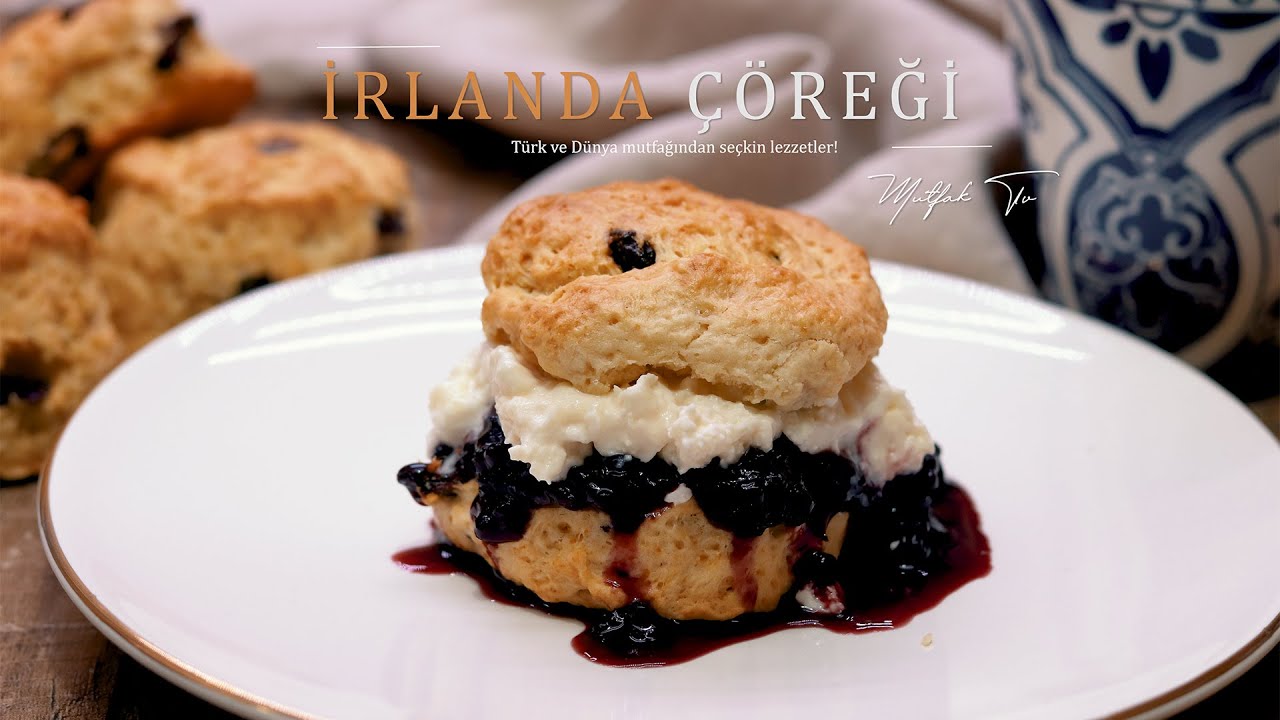İNGİLİZ ÇÖREĞİ SCONE TARİFİ | ASLINDA GELENEKSEL IRISH SCONE | MUTFAK TV