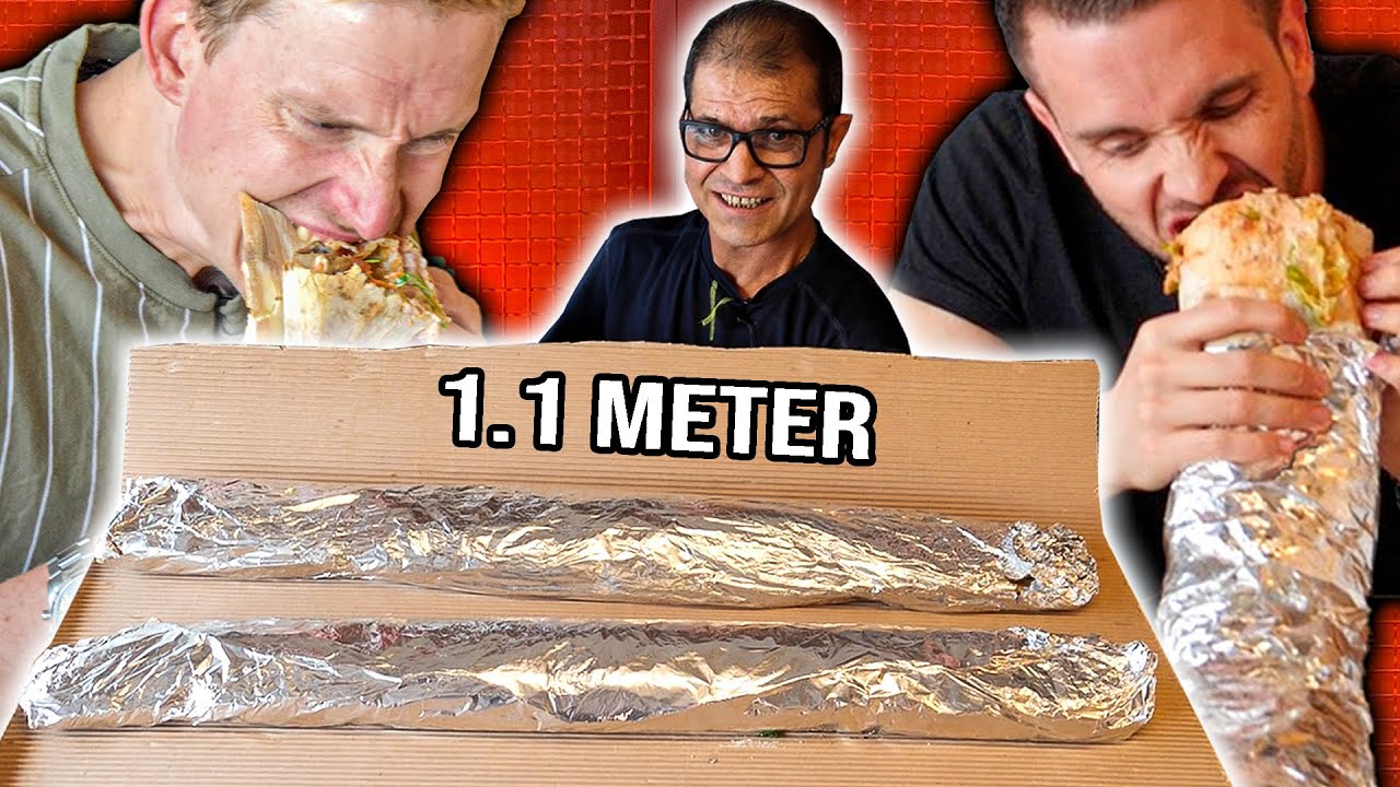 Klarar vi äta Sveriges LÄNGSTA kebabrulle på 60 minuter?