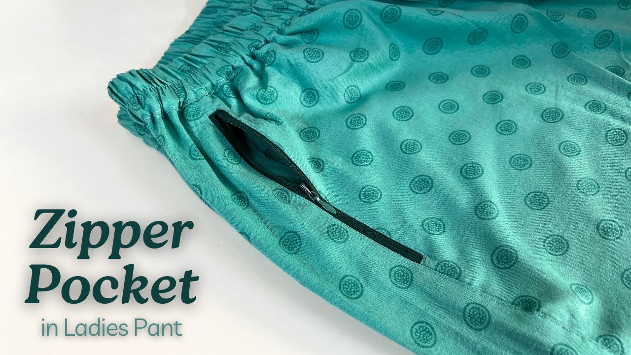 Pocket में ज़िप लगाने का Perfect और Easy तरीक़ा | How To Attach Zip In Pant Pocket Easy & Simple way