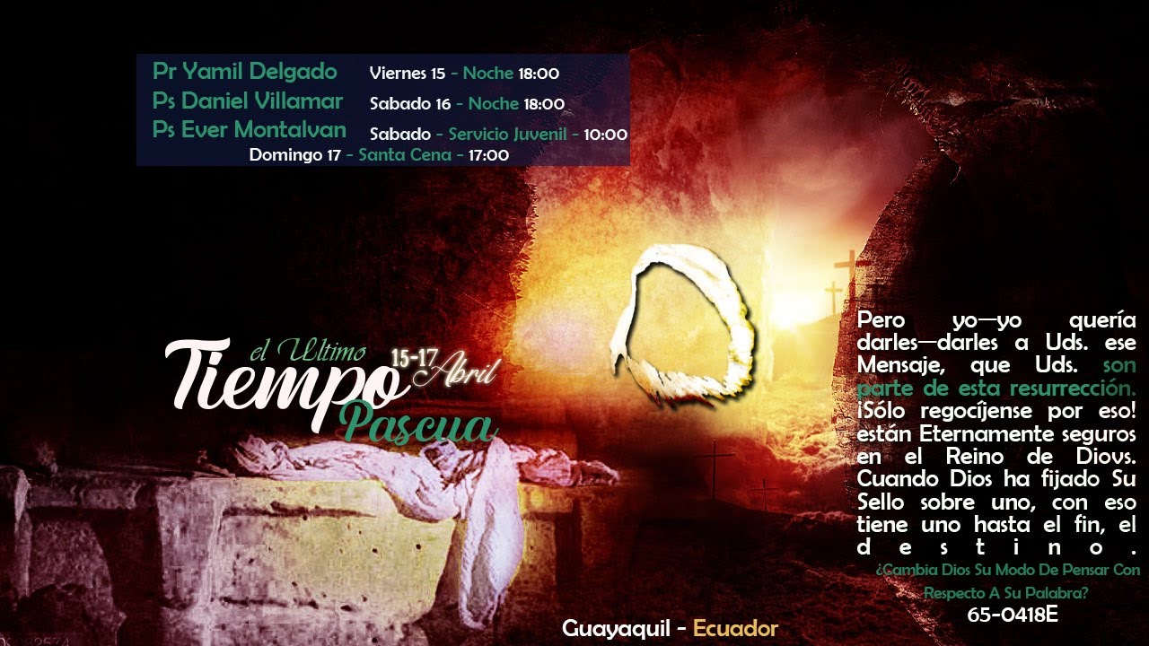 Reuniones Especiales 2022 | Domingo 17 Abril