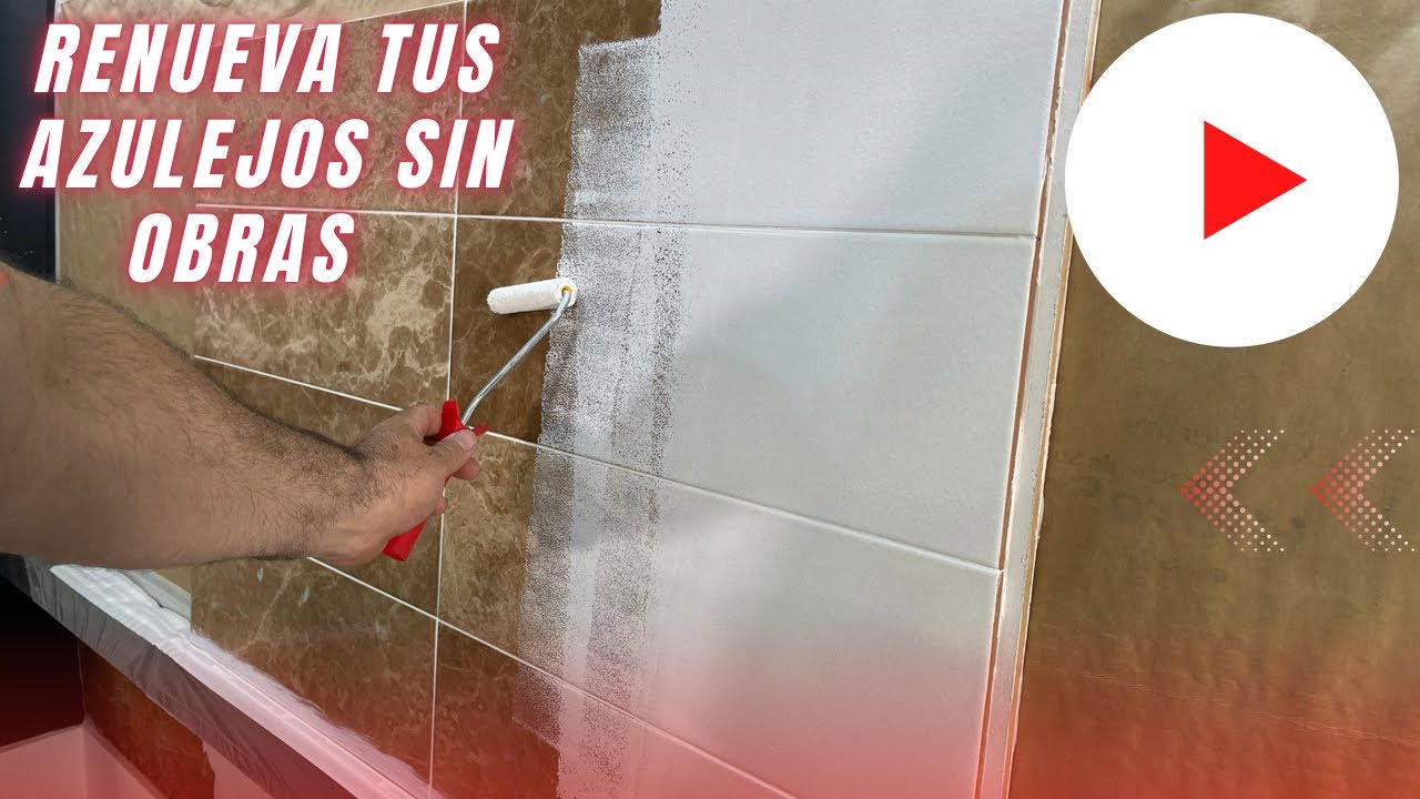 LO MAS FÁCIL ‼️ para renovar tu baño y/o cocina con pintura para azulejos