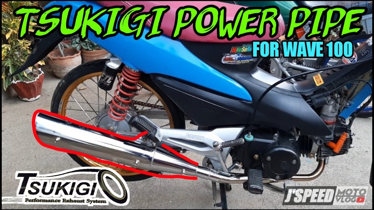 Tsukigi power pipe for Wave 100 (Basic Review & Soundcheck)