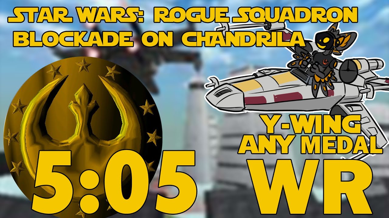 Star Wars: Rogue Squadron 3D | Blockade on Chandrila Speedrun | Y-Wing | 5:05 (WR)