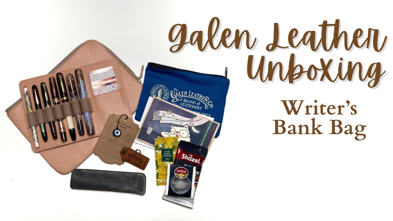 GALEN LEATHER HAUL // Writer's Bank Bag