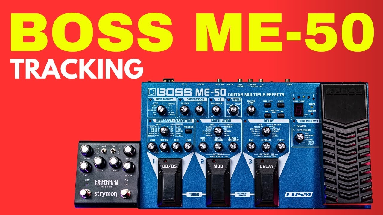 Tracking with the Boss ME-50!