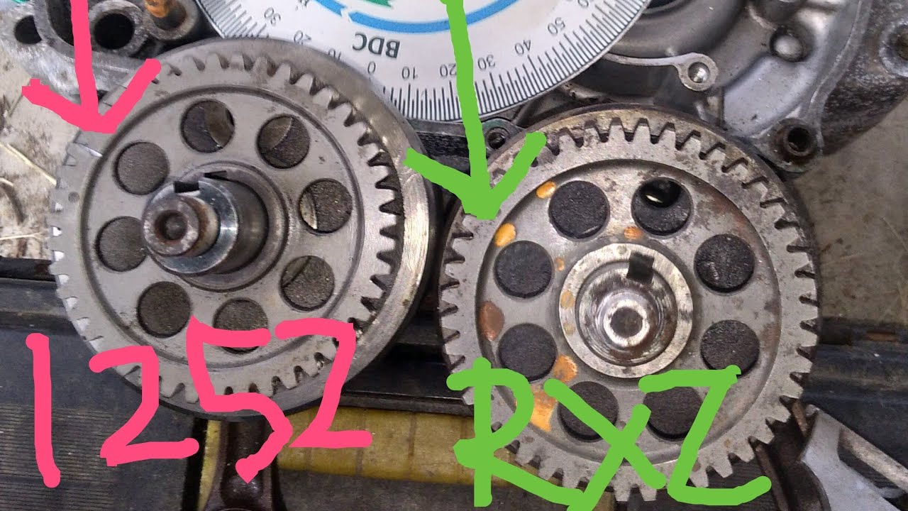 Masuk Crankshaft 125z dekat RXZ tapi marking Balancing lari ????  Ni Cara dio