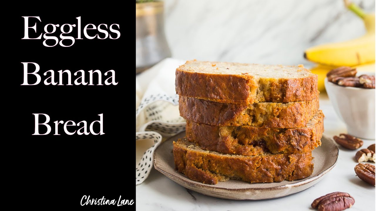Vegan Banana Bread Easy Recipe (Eggless)