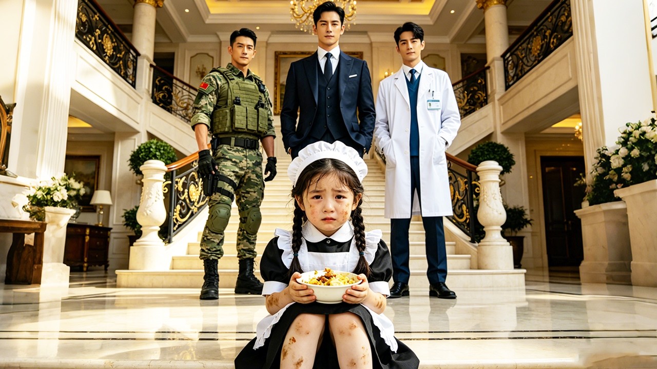 全家把她撿回豪門當傭人，殊不知她才是真千金，3個首富大佬哥哥把她接回家寵上天，復仇！#短劇 #逆襲 #萌娃 #親情