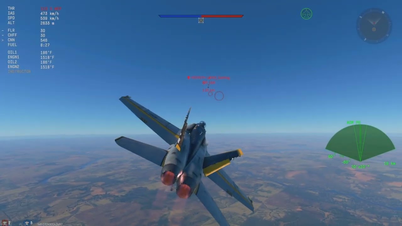 F18C vs F16A
