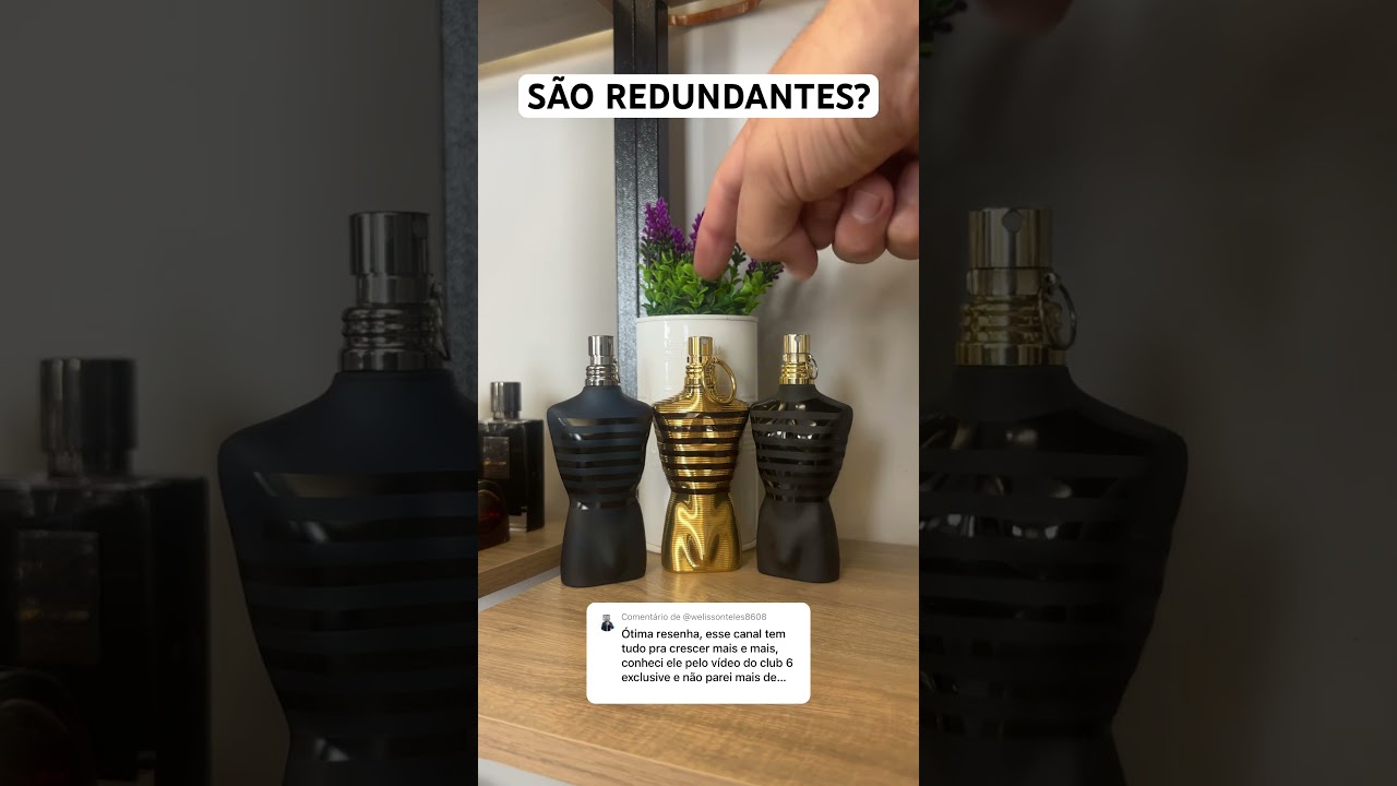 LE MALE ELIXIR, ULTRA MALE E LE MALE LE PARFUM S&Atilde;O REDUNDANTES? #perfumesimportados