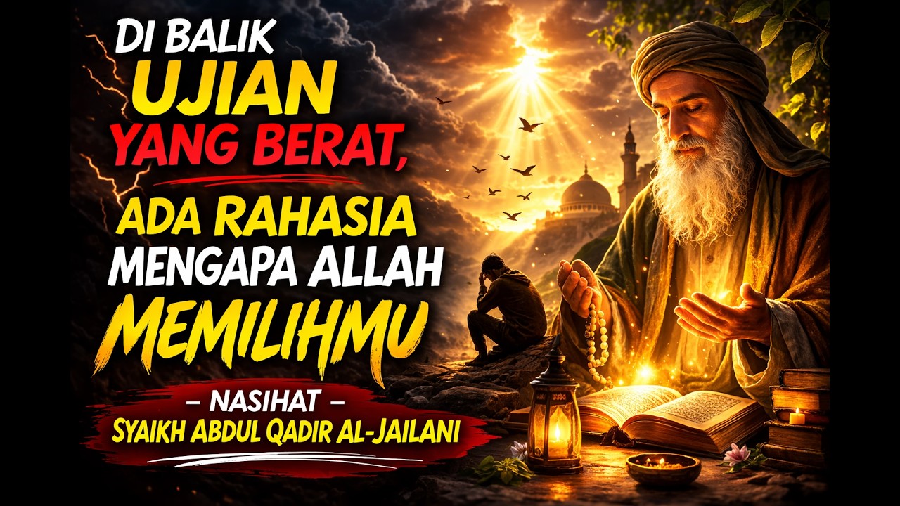 Di Balik Ujian yang Berat, Ada Rahasia Mengapa Allah Memilihmu Nasihat Syaikh Abdul Qadir al-Jailani