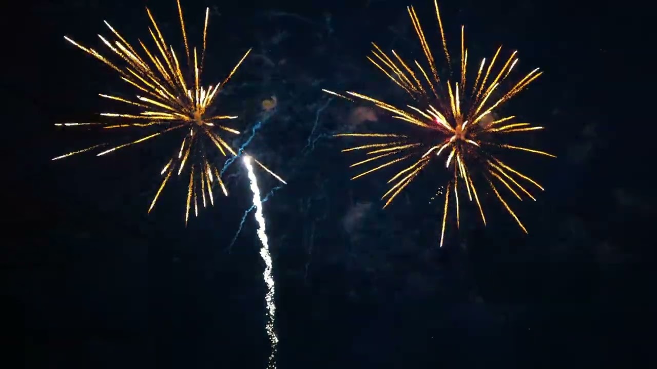 Backyard Fireworks Display Show