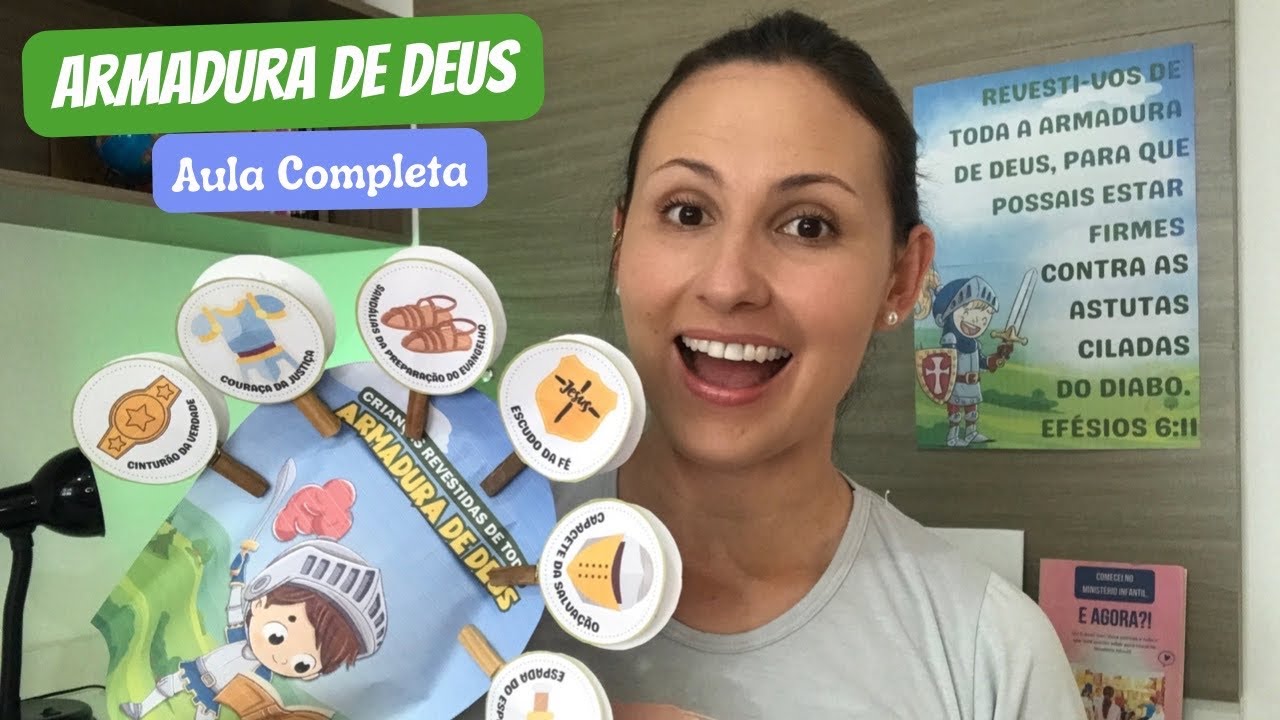 Armadura de Deus | Plano de Aula + Recursos Visuais + Dinâmica!!!