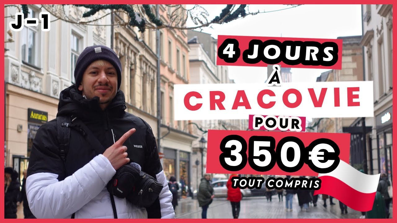 4 JOURS À CRACOVIE POUR 350€ TOUT COMPRIS !  🇵🇱 - Vlog Pologne Jour 1