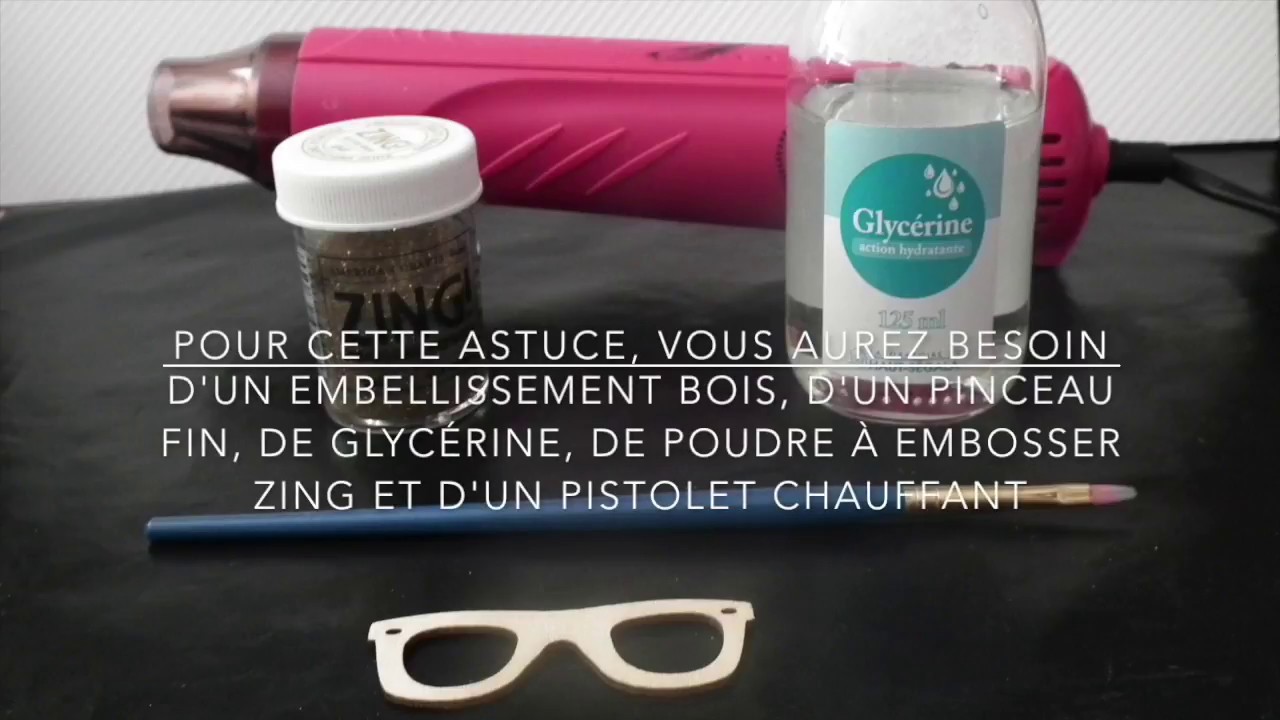 Comment embosser &agrave; chaud sans Versamark # 7