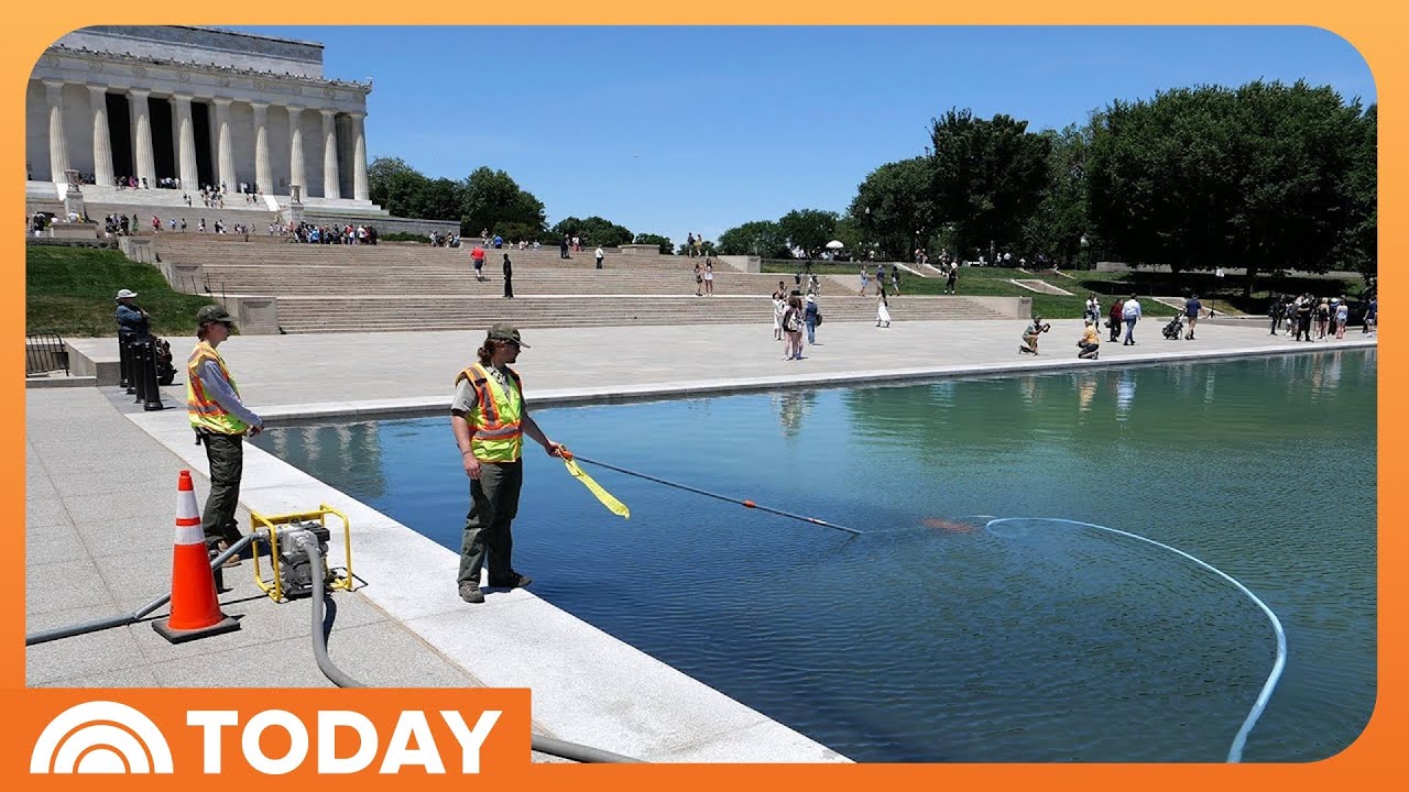 Trump Says Reflecting Pool Needs Draining After $14M Upgrade