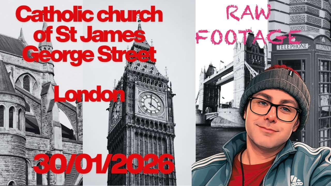 St James Catholic Church (George Street/Manchester Mews) London Raw Footage 30/01/2026