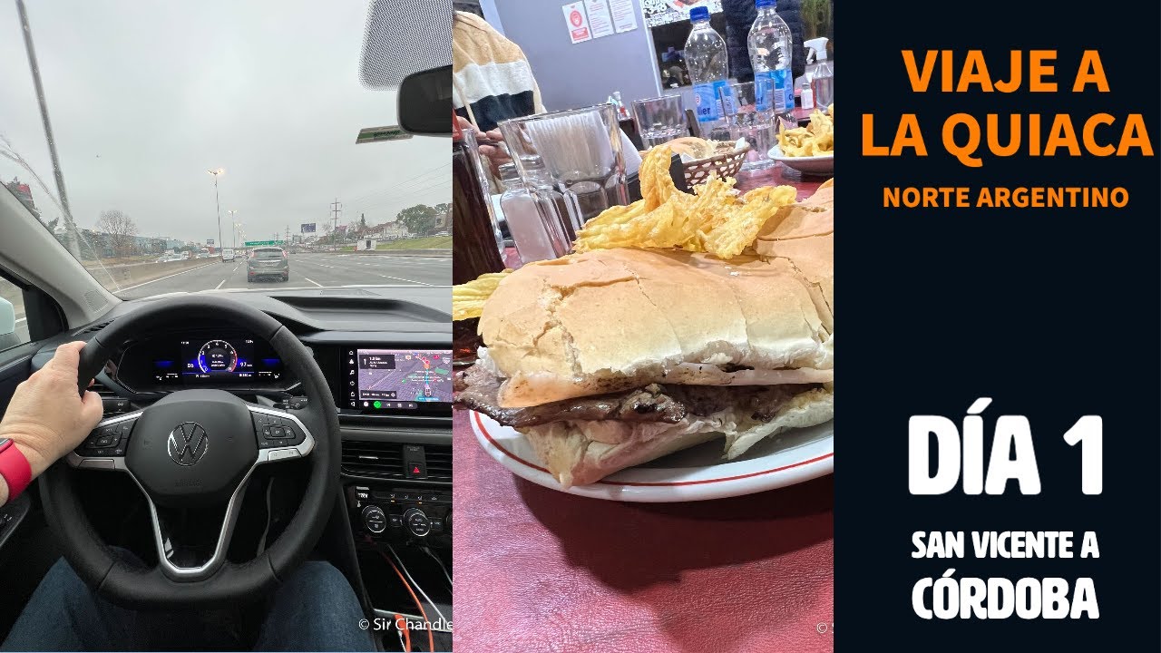 Camino a Córdoba - día 1 del viaje a La Quiaca