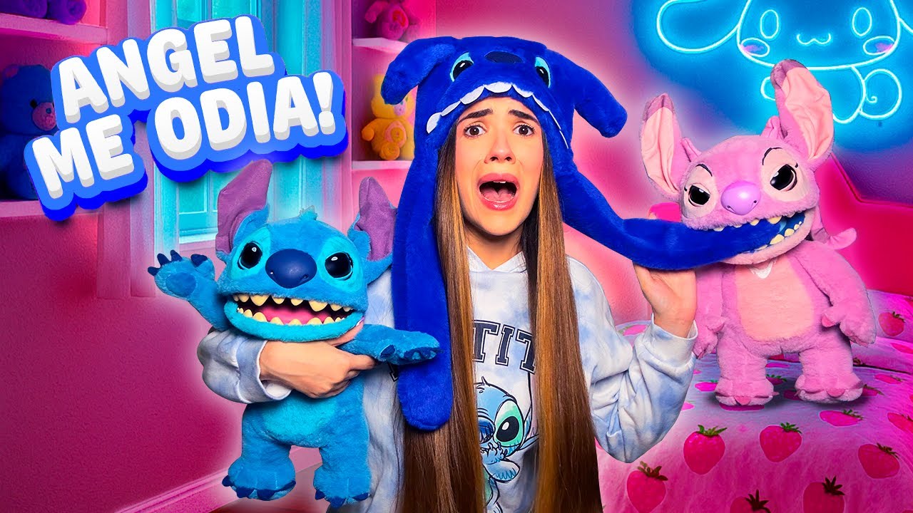 JAMÁS debí juntar a mi ANIMATRÓNICO de Stitch con el ANIMATRÓNICO de Angel😰 | Ani Cat😻