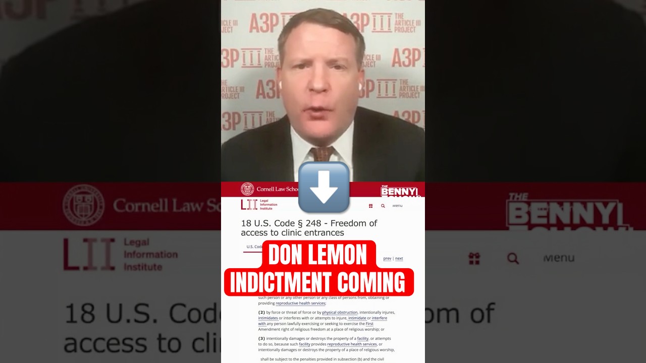 Don Lemon is Getting INDICTED