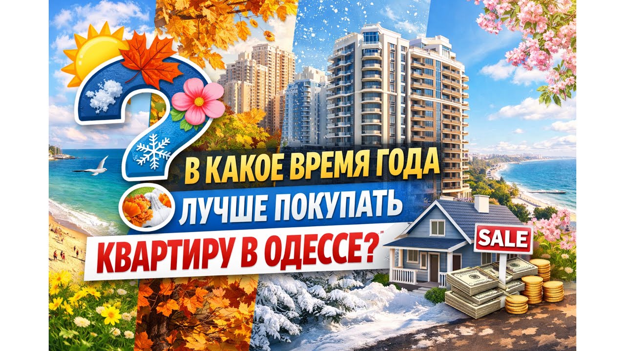 Когда лучше покупать квартиру в Одессе чтобы не потерять свои деньги? $